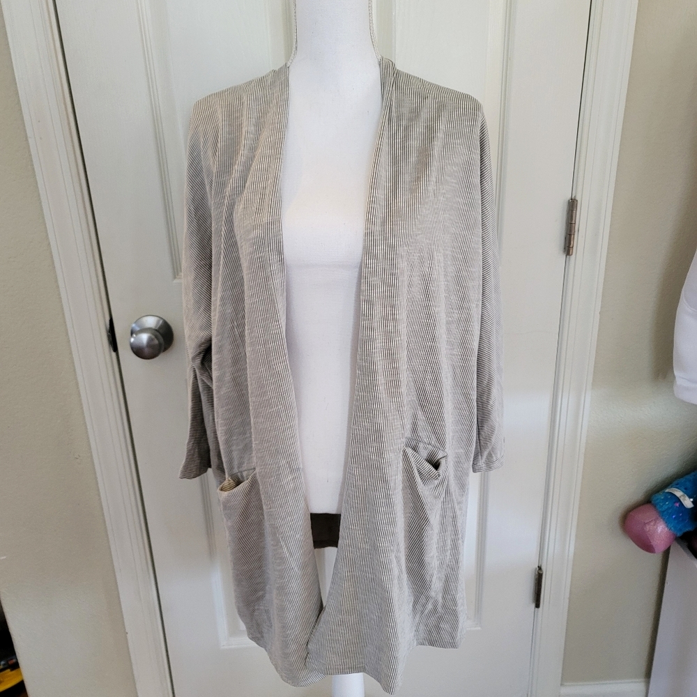 DONNI. Anthro sandwash striped cardigan NWT OS